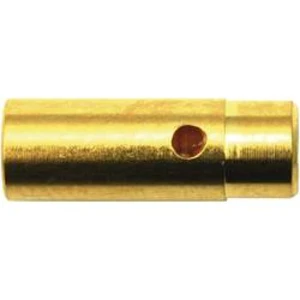 Kontakt pájecí 4 mm Modelcraft, zástrčka a zásuvka, zlacený, 1 pár