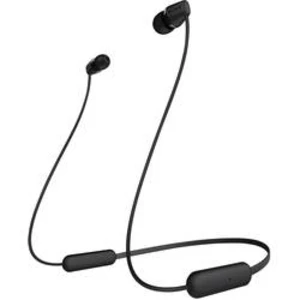Bluetooth® špuntová sluchátka Sony WI-C200 WIC200B.CE7, černá