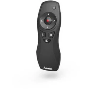 Prezentér vč. laserového ukazovátka Hama X-Pointer 6in1, černá