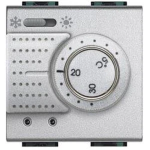 Legrand regulátor teploty Living&Light stříbrná NT4442