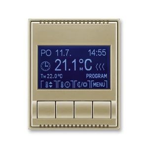 ABB Time, Time Arbo termostat pokojový šampaňská 3292E-A10301 33 programovatelný