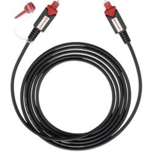 Toslink digitální audio kabel Oehlbach 6005, [1x Toslink zástrčka (ODT) - 1x Toslink zástrčka (ODT)], 2.00 m, černá