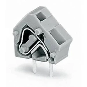 Pružinová svorkovnice WAGO 236-501/332-000, 2.50 mm², Pólů 1, šedá, 400 ks