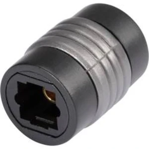 Toslink digitální audio adaptér Hicon POF-709, černá