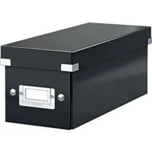 LEITZ CD box Click & Store/6041-00-95, černá, 127 x 124 x 320mm, 1,400g/qm černá (š x v x h) 143 x 136 x 352 mm Leitz