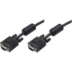 Manhattan SVGA kabel, s feritovým jádrem, VGA zástrčka/zástrčka, 15 m