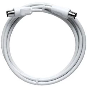 Antény kabel Axing BAK 125-90, 85 dB, 1.25 m, bílá