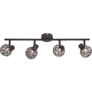 Stropní lampa halogenová žárovka G9 132 W Brilliant Virgo 02231/20 hnědá