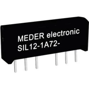 Relé s jazýčkovým kontaktem StandexMeder Electronics SIL05-1A72-71L, 3305100071, 1 spínací kontakt, 5 V/DC, 1 A, 15 W, SIL-4