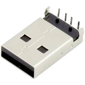 USB zástrčka, typ A zásuvka, vestavná horizontální Connfly DS1097-BN0 1 ks