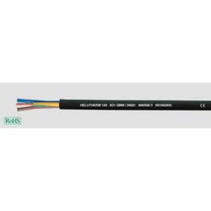 Vysokoteplotní kabel Helukabel HELUTHERM® 120 24002, 2 x 0.50 mm², vnější Ø 4.80 mm, černá, 100 m