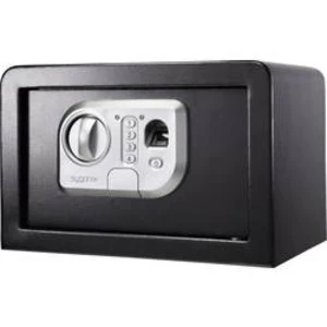 Bezpečnostní skříň Sygonix SY-3521254, SY-31BS, zámek s otiskem prstu, na heslo, (š x v x h) 310 x 200 x 200 mm, černá