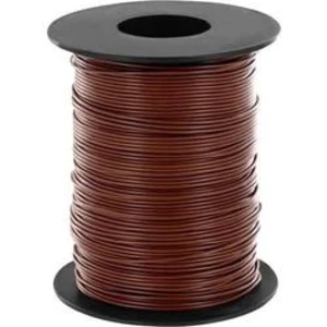 Lanko/ licna BELI-BECO 1 x 0.25 mm², vnější Ø 1.2 mm, hnědá, 25 m