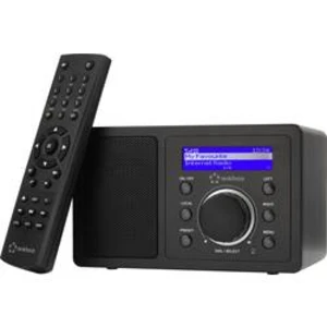 Internetové stolní rádio Renkforce RF-IR-MONO1, Bluetooth, AUX, internetové rádio, Wi-Fi, černá