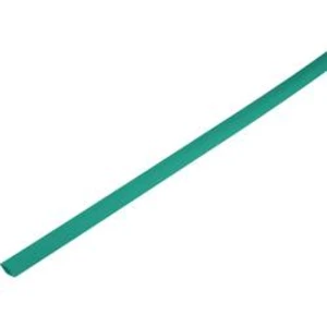 Smršťovací bužírka bez lepidla TRU COMPONENTS 1225414 2:1, -55 - +125 °C, 2.50 mm, zelená, metrové zboží