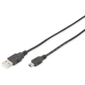 Kabel Digitus DB-300130-018-S DB-300130-018-S, 1.80 m, černá