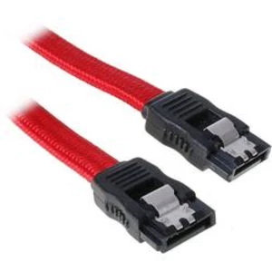 SATA III kabel Bitfenix BFA-MSC-SATA330RK-RP, červená, černá