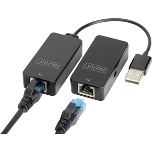 Digitus USB 2.0, počítač, myš, sieťový, notebook, klávesnica / myš adaptér [1x USB 2.0 zásuvka A, USB 2.0 zástrčka A - 2