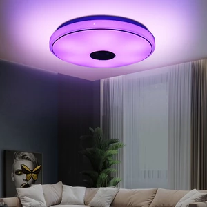 AC110-240V/185-240V 32W Smart bluetooth Music LED Ceiling Light RGBWWCW Modern Round Bedroom Indoor Lamp