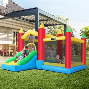 306*280*218cm Basic Inflatable Castle Trampoline + Slide + Toy Pool Inflatable Toy