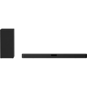 Soundbar LG SN5Y čierny soundbar s bezdrôtovým subwooferom • celkový výkon 400 W • Bluetooth 4.0 • HDMI • optický vstup • USB • LG ThinQ • DTS Virtual