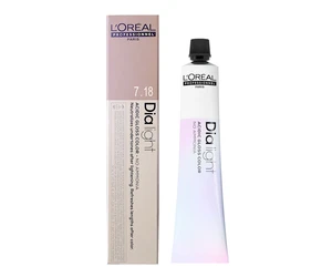 Preliv na vlasy Loréal Dialight 50 ml - odtieň 7.18 blond popolavý mokka - L’Oréal Professionnel + darček zadarmo