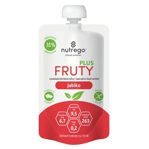 NUTREGO Fruty plus výživa  jablko 4 x 175 ml