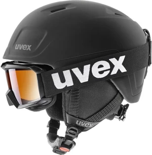 UVEX Heyya Pro Set Pure Black 54-58 cm Lyžařská helma