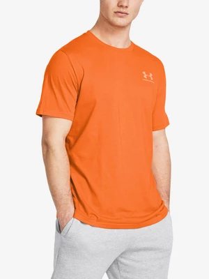 Under Armour UA M Sportstyle LC SS Triko Oranžová