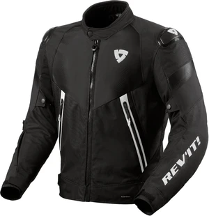 Rev'it! Jacket Control H2O Black/White L Blouson de cuir