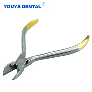 1 piece Dental Thin Wire Cutter Pliers Stainless Steel Orthodontic Plier Ligature Wires and Rubber Bands Cutting Forcep Tool