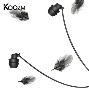 1Pcs Anti-noise Sleep Headphones With Microphone Anti-fold Button Control Headsets Earphone Household Single Type-C White