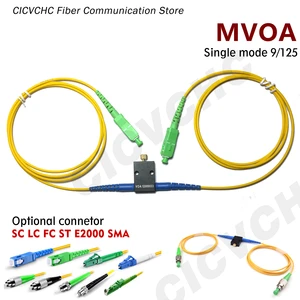 MVOA Fiber Optic VOA In-Line Attenuator-MVOA, SM, 0~60dB, 2.0mm tube, FC, SC, LC,ST, SMA