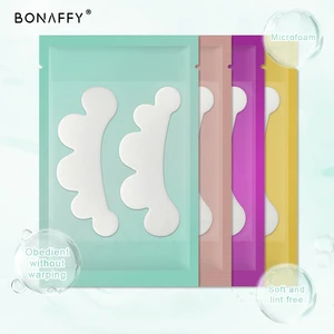 50pairs Micro Foaming Eyepads Eyelash Extension Eyepatch Lint Free Patches Makeup Tools Under Eye Pads Patch for Lash Extension