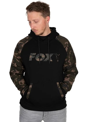 Fox mikina Black/Camo Raglan Hoodie vel.XL