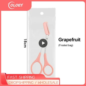 Eyebrow Shaving Knife Eyebrow Shaping Tool Sewing Scissors Eyebrow Trimmer Professional Scissors Hair Removal Grooming