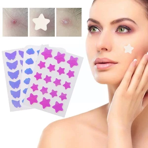 Colourful Cute Flower Invisible Acne Removal Pimple Spot Acne Tools Concealer Care Beauty Pimple Patch Scar Acne Sticker Fa H0B1