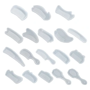 Comb Resin Mold Comb Silicone Mold Comb Epoxy Resin Casting Molds for DIY Crafts A5KE