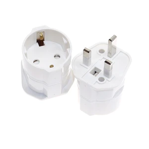Universal 13A 250V Copper EU Korea Germany France Russia To HK UK Power Adapter Fused Plug Singapore Malaysia Converter Type G