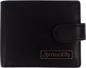 Meatfly Nathan Premium Leather Wallet Black Peněženka