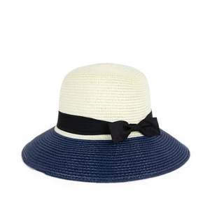 Art Of Polo Woman's Hat cz23108-3 White/Navy Blue