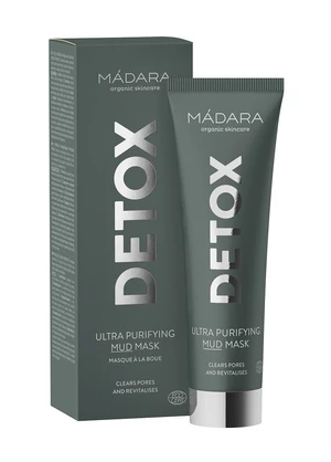 MÁDARA Detox čisticí pleťová maska s bahnem 60 ml