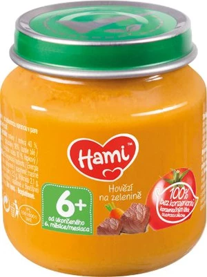 Hami Hovězí na zelenině 6m+ 125 g