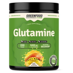 GREENFOOD NUTRITION Performance glutamine šťavnaté mango 420 g