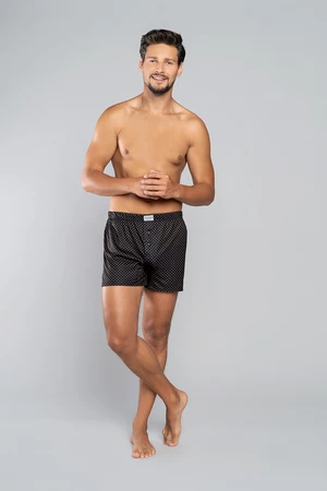 Norman men's boxer shorts - rosette print