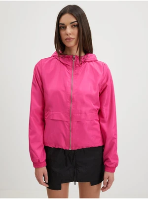 Dark pink women's light jacket ONLY Malou - Women