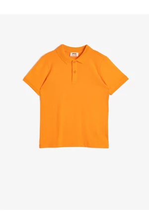 Koton Polo T-shirt - Orange - Regular fit