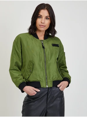 Khaki Women's Bomber Pepe Jeans Anette - Women