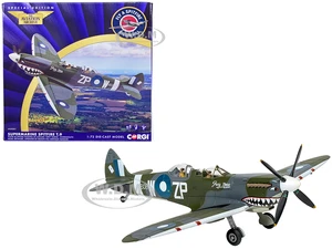 Supermarine Spitfire T.9 TE308 Fighter Aircraft "Grey Nurse" "Biggin Hill Heritage Hangar" "The Aviation Archive" Series 1/72 Diecast Model by Corgi