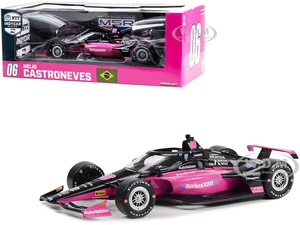 Dallara IndyCar 06 Helio Castroneves "AutoNation - SiriusXM" Meyer Shank Racing "NTT IndyCar Series" (2023) 1/18 Diecast Model Car by Greenlight